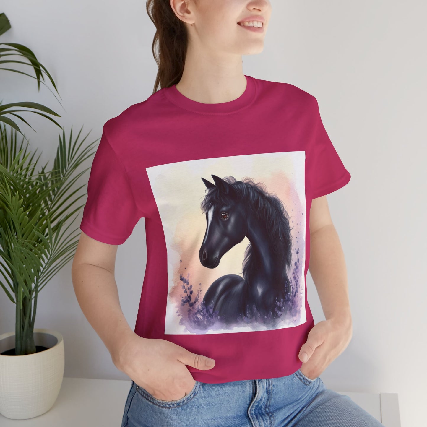 Baby Black Horse Unisex Jersey Short Sleeve Tee