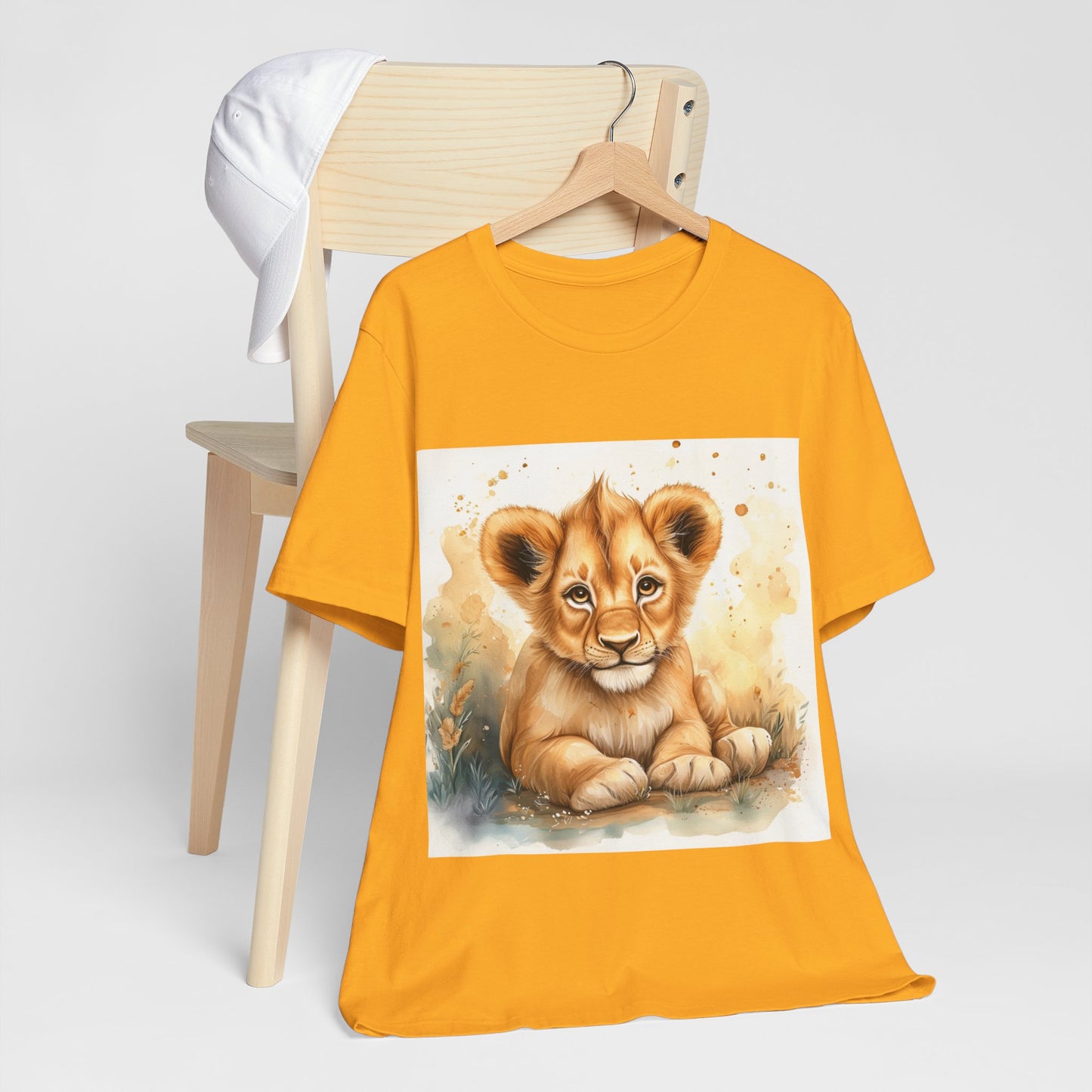 Cute Lion Cub Unisex Jersey Short Sleeve Tee