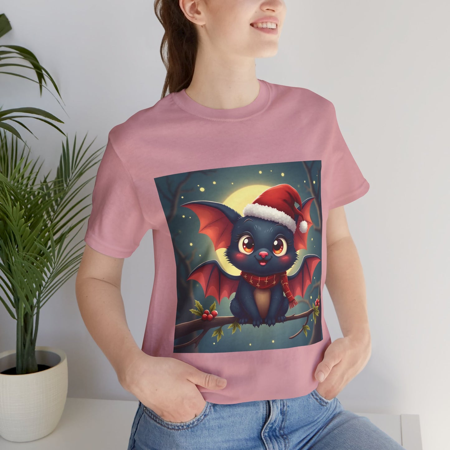 Cute Holidays Bat Unisex Jersey Tee