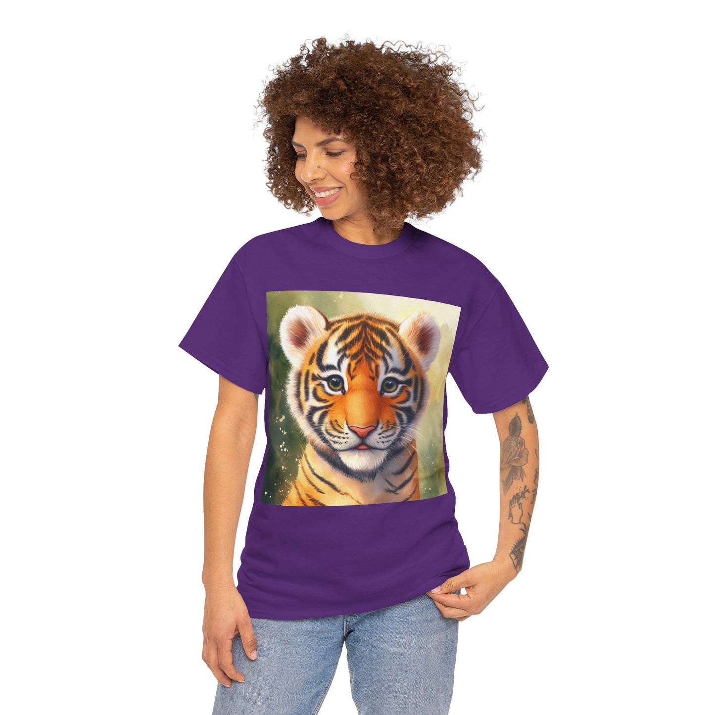 Baby Tiger Unisex Heavy Cotton Tee