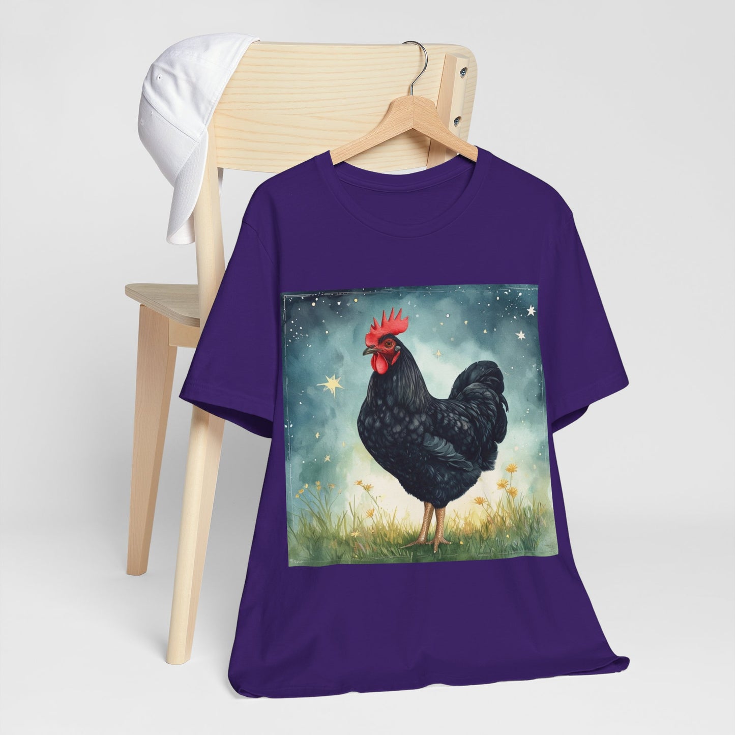 Black Chicken Unisex Jersey Short Sleeve Tee