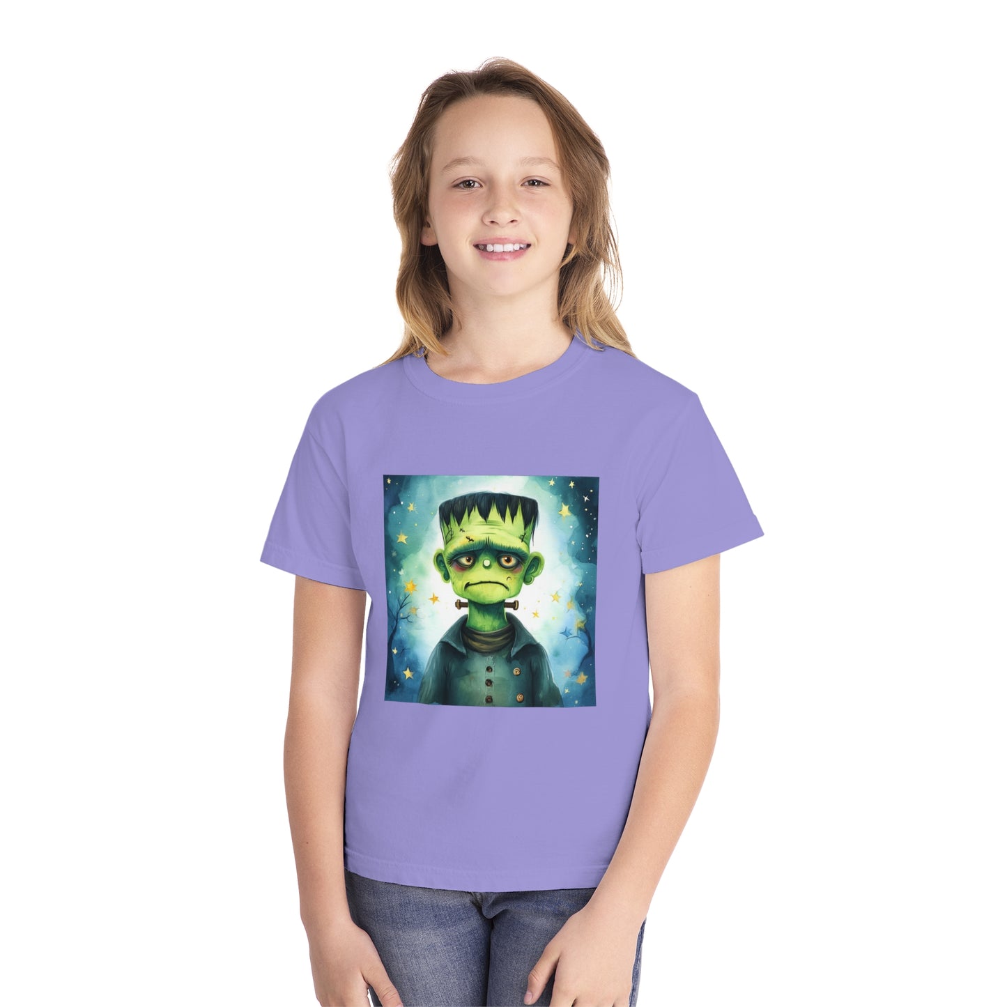 Cute Frankenstein Monster Youth Midweight Tee