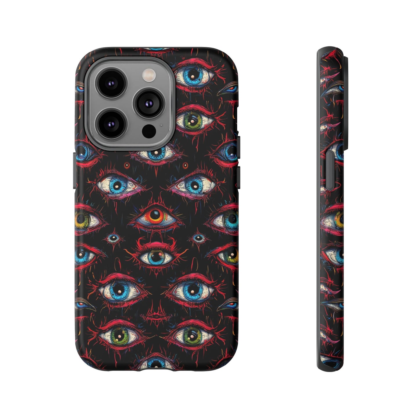 Creepy Eye Pattern Tough Cases