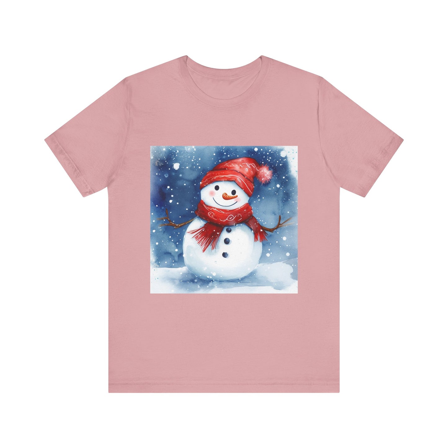 Adorable Snowman Unisex Jersey Short Sleeve Tee