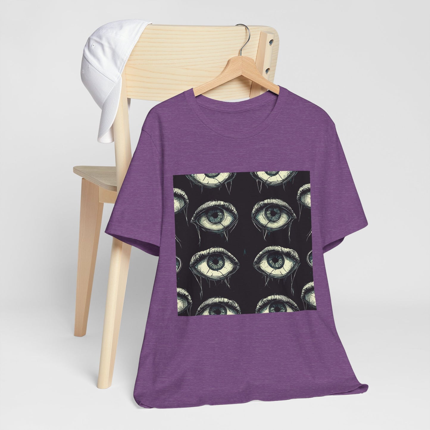 Spooky Eye Pattern Unisex Jersey Short Sleeve Tee