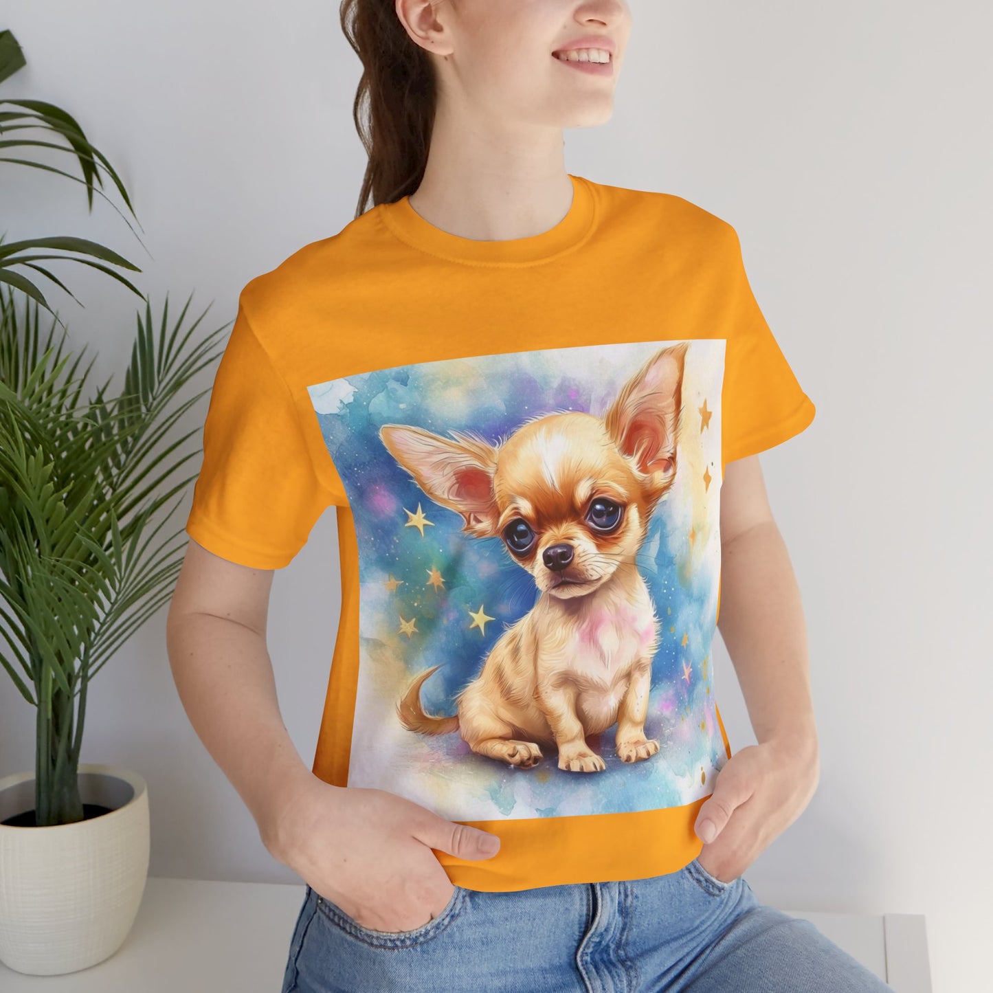 Cute Chihuahua Unisex Jersey Short Sleeve Tee