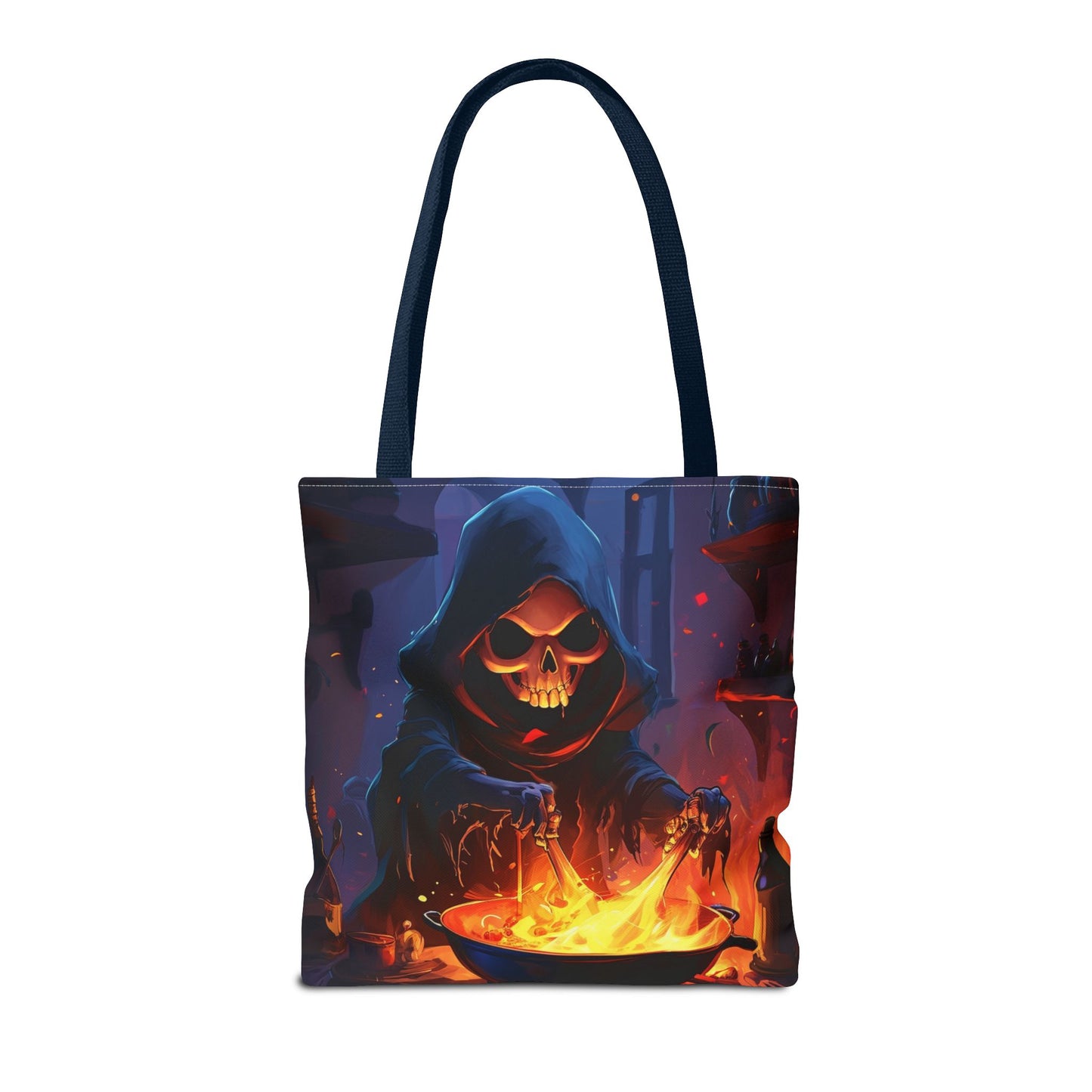 Dark Grim Reaper Cooking Tote Bag (AOP)