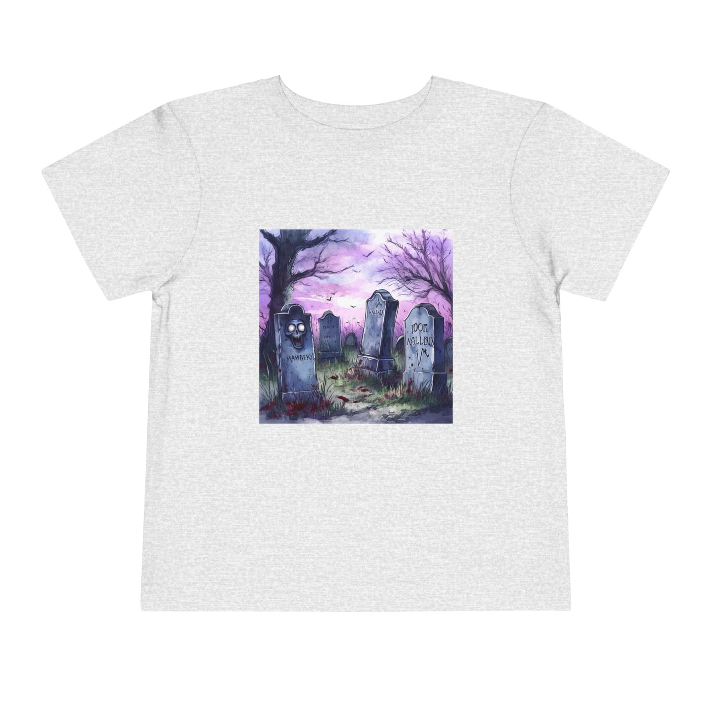 Purple Graveyard Toddler Short Sleeve Tee