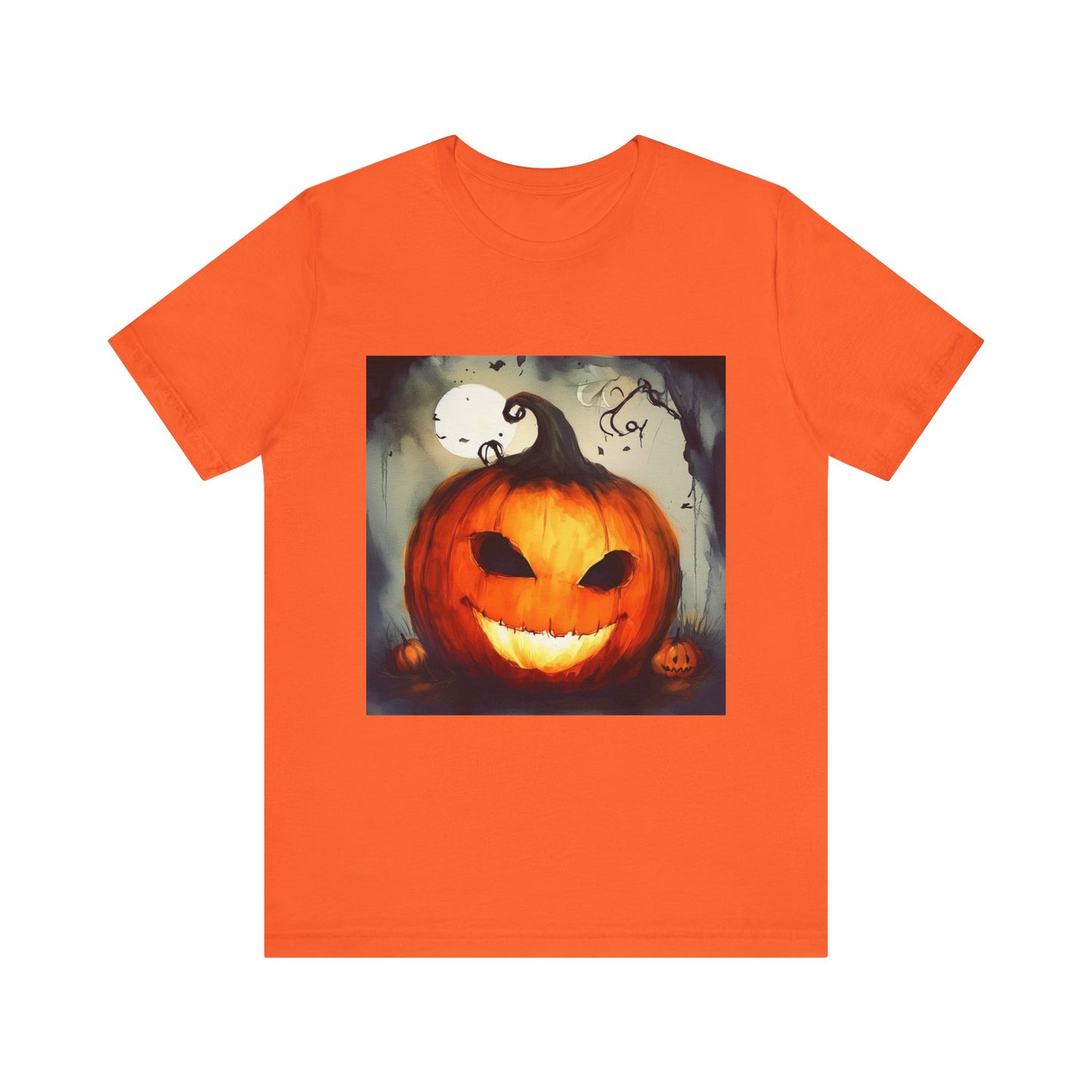 Spooky Jack o Lantern Unisex Jersey Short Sleeve Tee