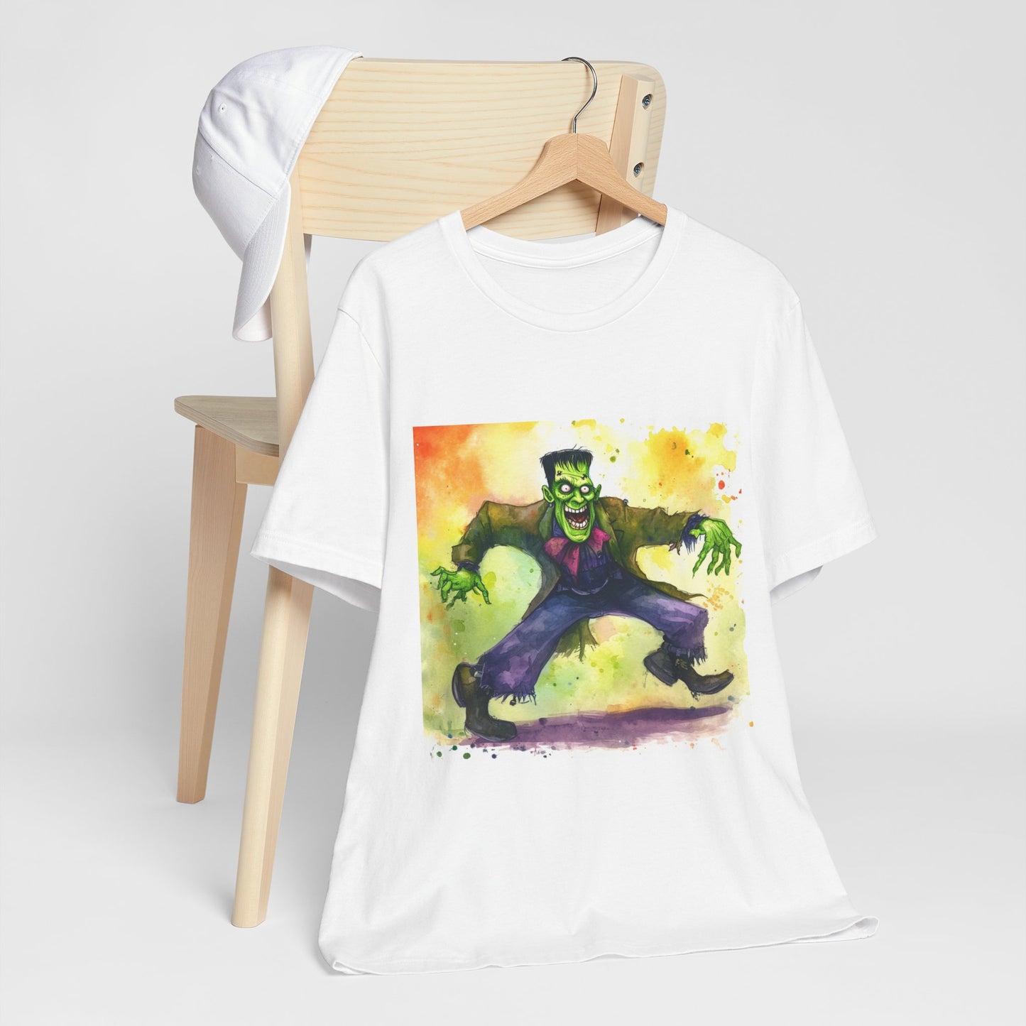 Quirky Frankenstein Unisex Jersey Short Sleeve Tee