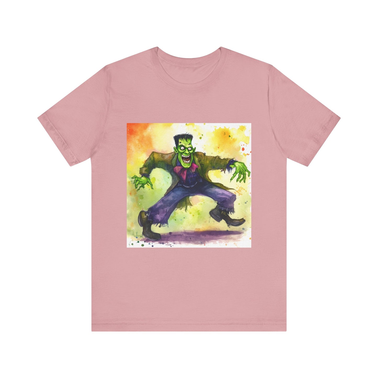 Quirky Frankenstein Unisex Jersey Short Sleeve Tee