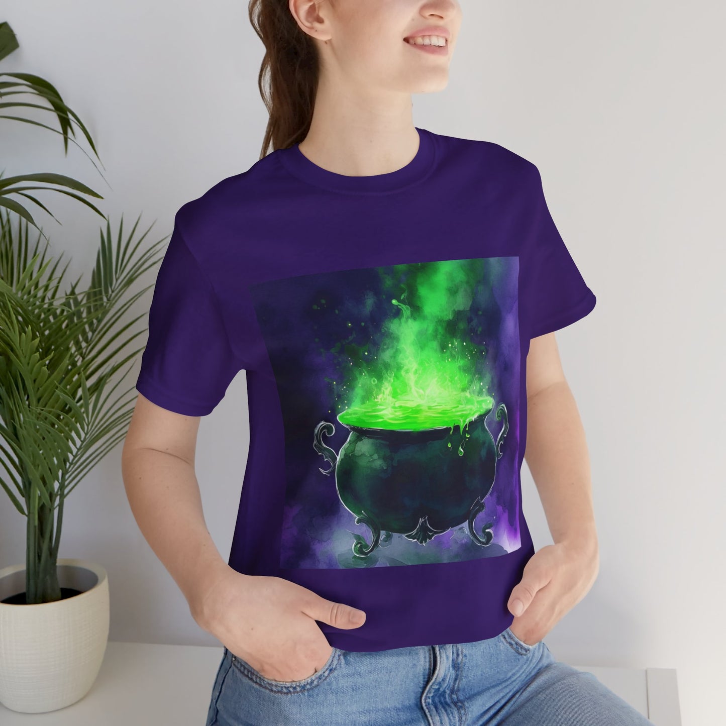 Foaming Cauldron Unisex Jersey Short Sleeve Tee