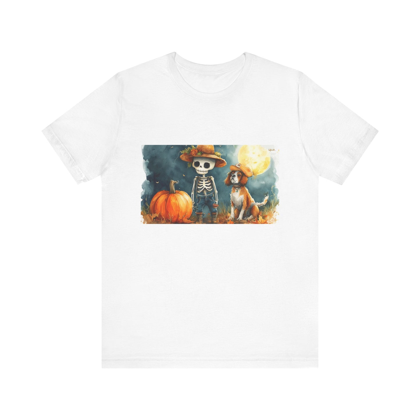 Cute Skeleton Farmer Unisex Jersey Short Sleeve Tee