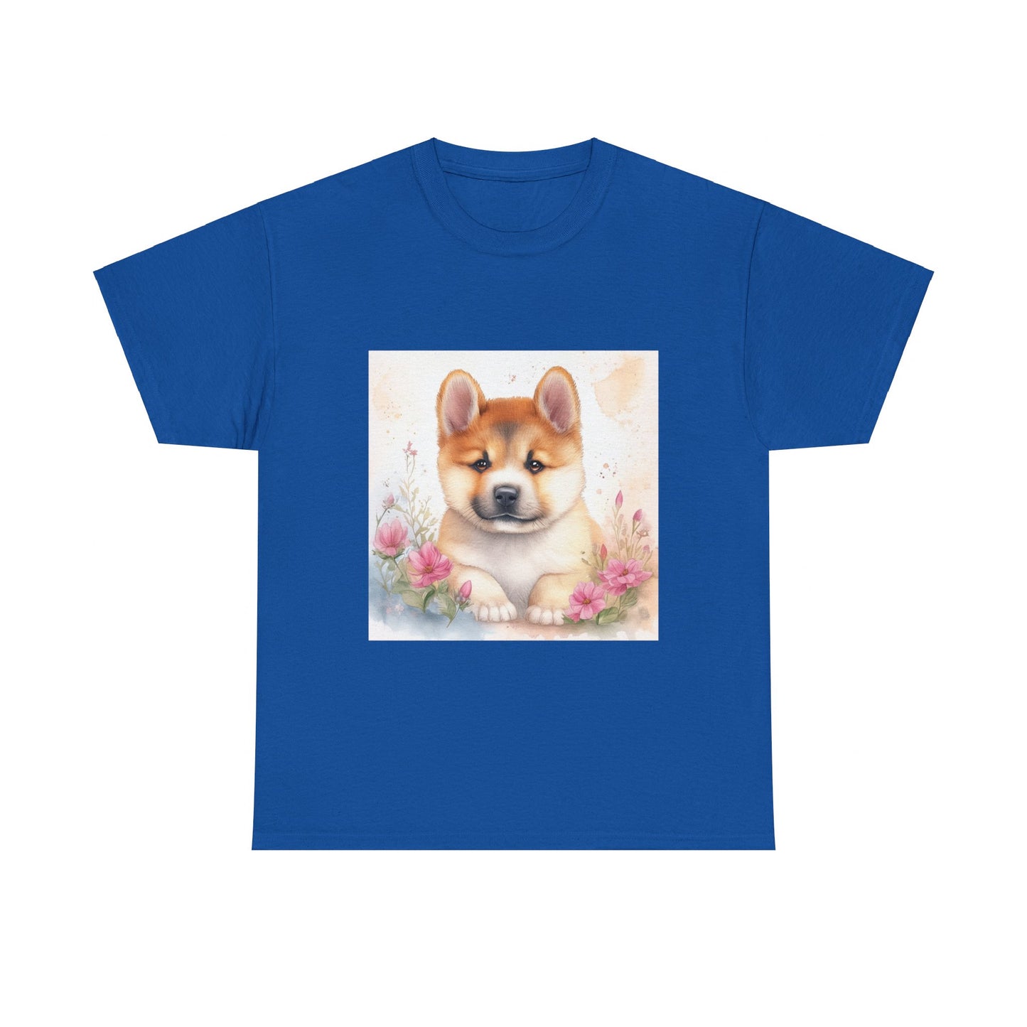 Akita Puppy Unisex Heavy Cotton Tee