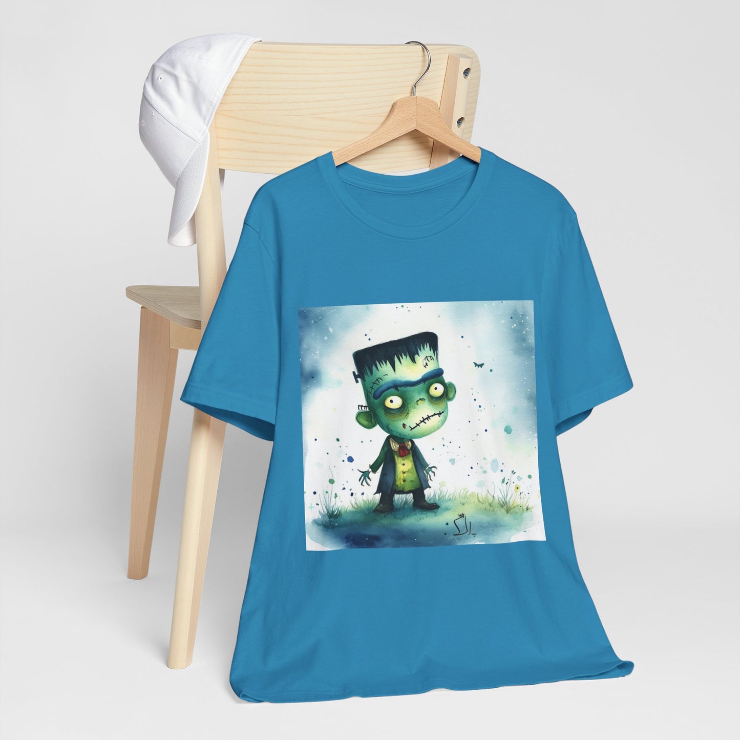 Cute Frankenstein Unisex Jersey Short Sleeve Tee