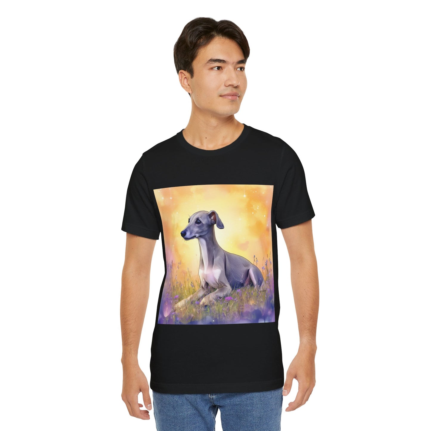 Sunset Greyhound Jersey Short Sleeve Tee