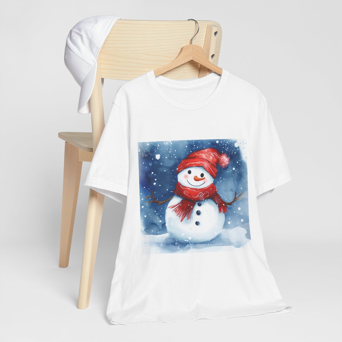 Adorable Snowman Unisex Jersey Short Sleeve Tee