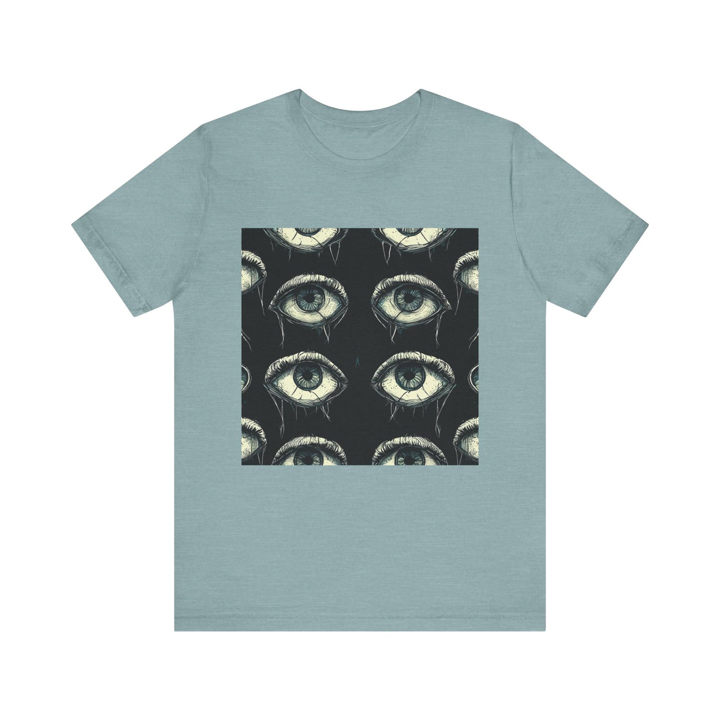 Spooky Eye Pattern Unisex Jersey Short Sleeve Tee