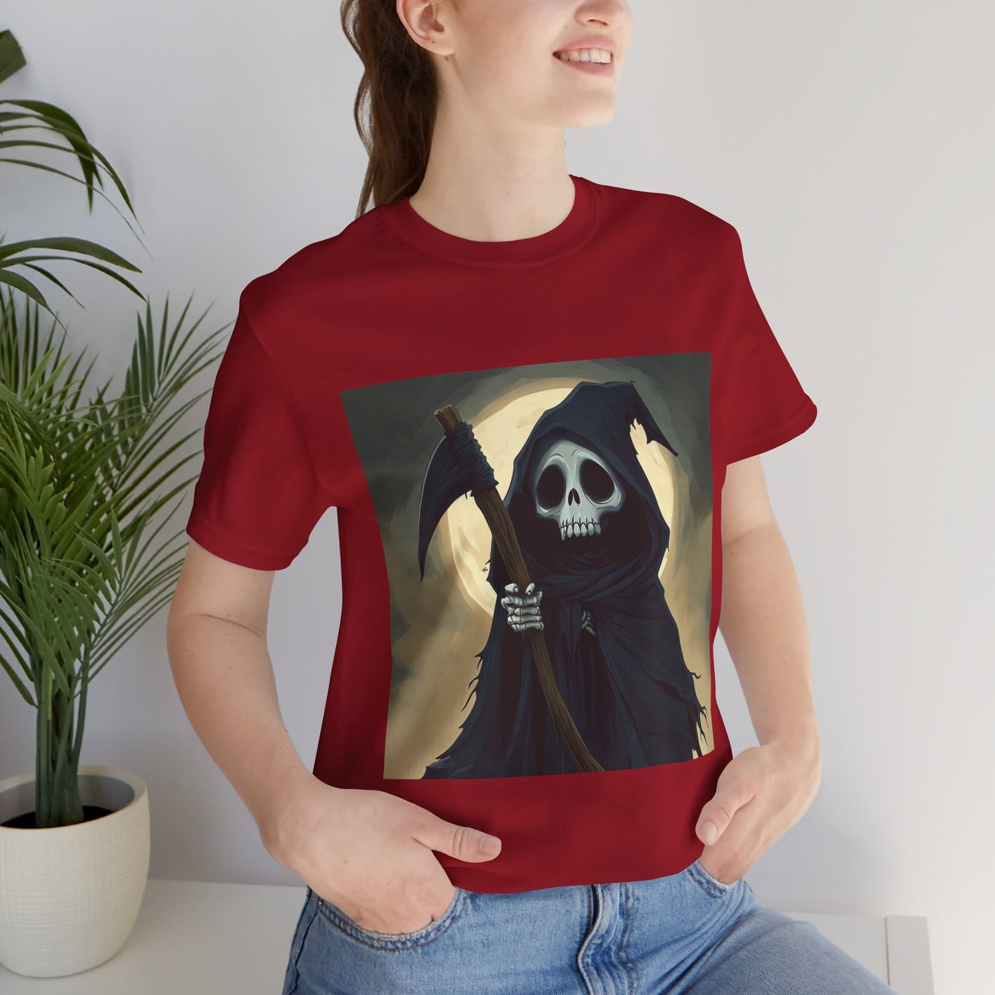 Mr. Grim the Reaper Unisex Jersey Short Sleeve Tee