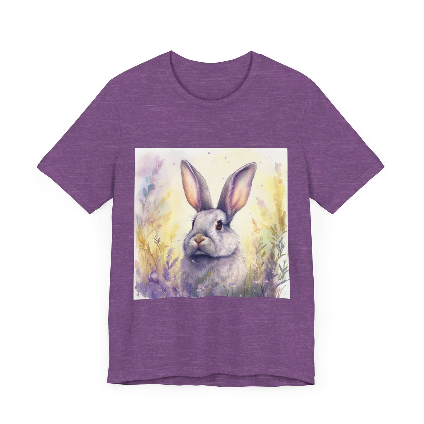 Realistic Cute Bunny Unisex Jersey Short Sleeve Tee