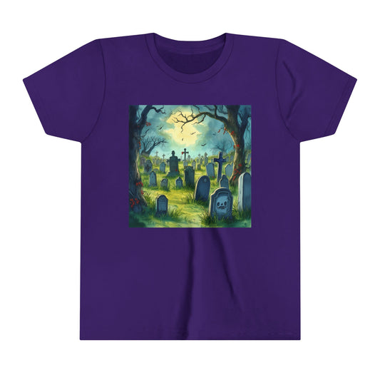 Comic Graveyard Youth Short Sleeve Tee