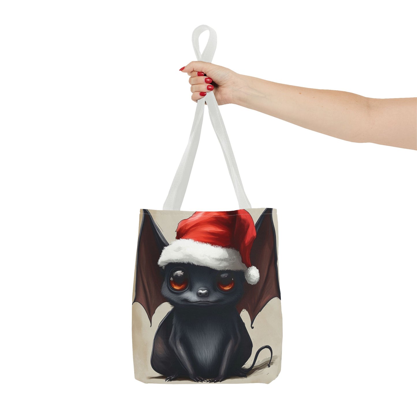 Santa Hat Bat Tote Bag (AOP)