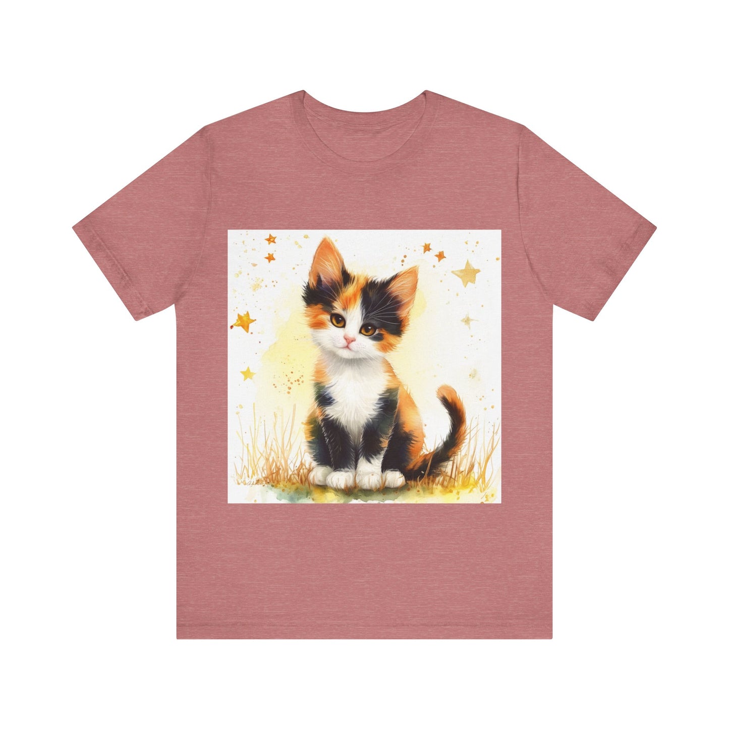 Cute Calico Kitten Unisex Jersey Short Sleeve Tee