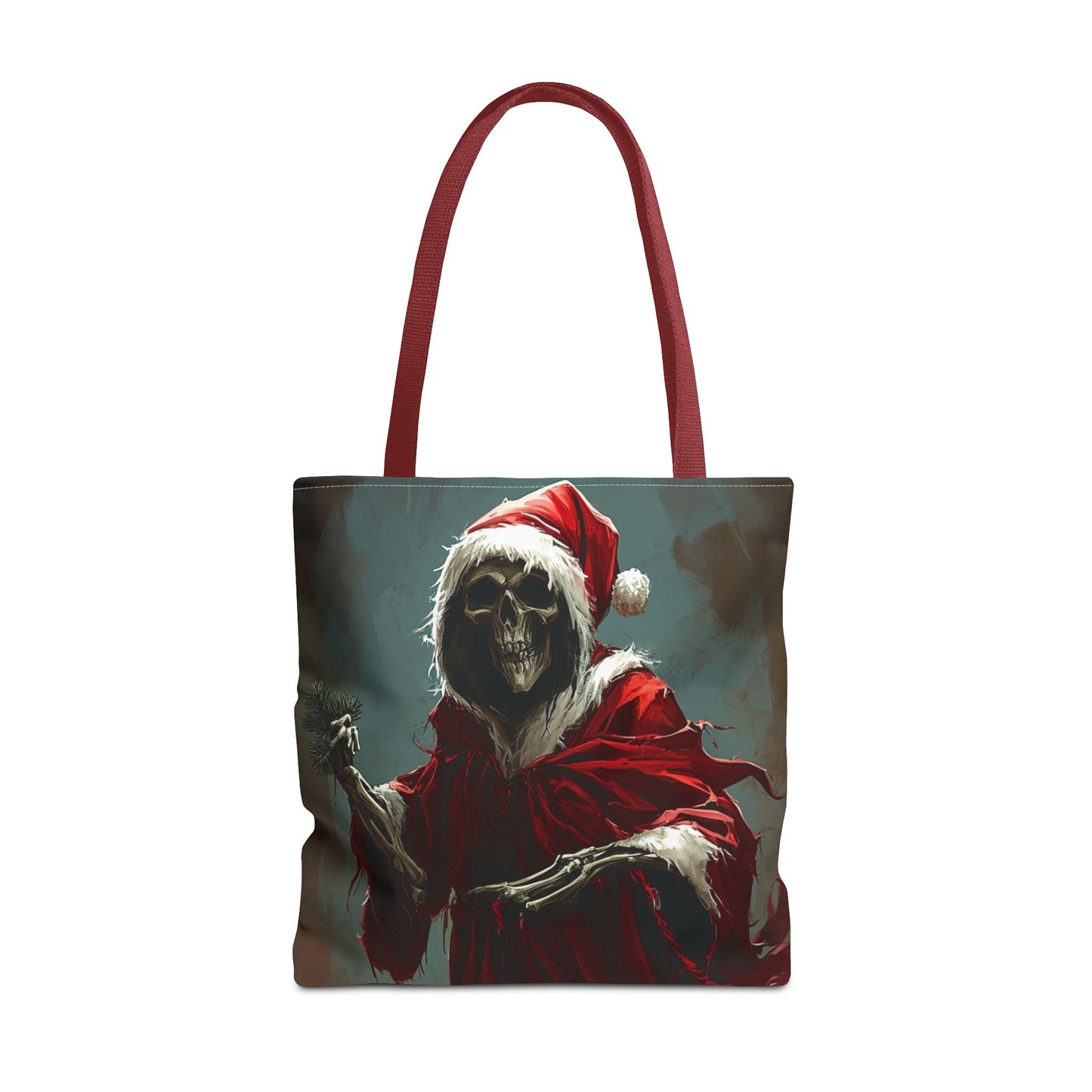 Santa Grim Reaper Tote Bag (AOP)