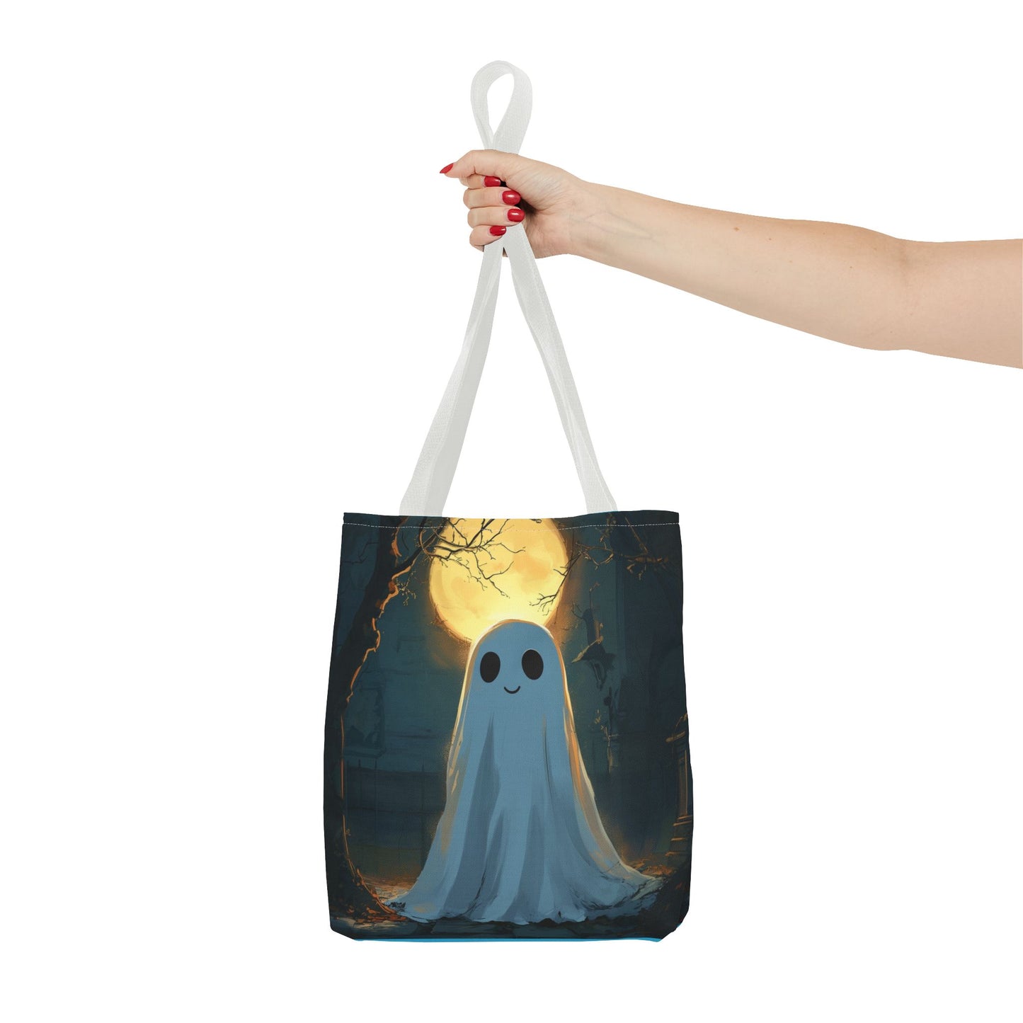 Cute Ghost Tote Bag (AOP)