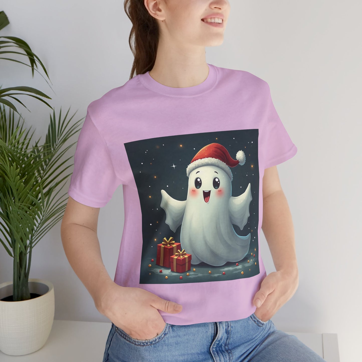 Christmas Presents Ghost Unisex Jersey Tee