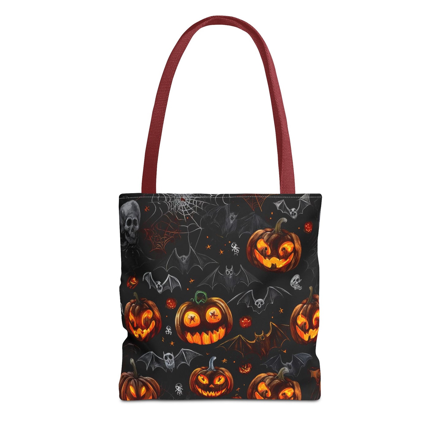 Spooky Pumpkins and Bats Tote Bag (AOP)