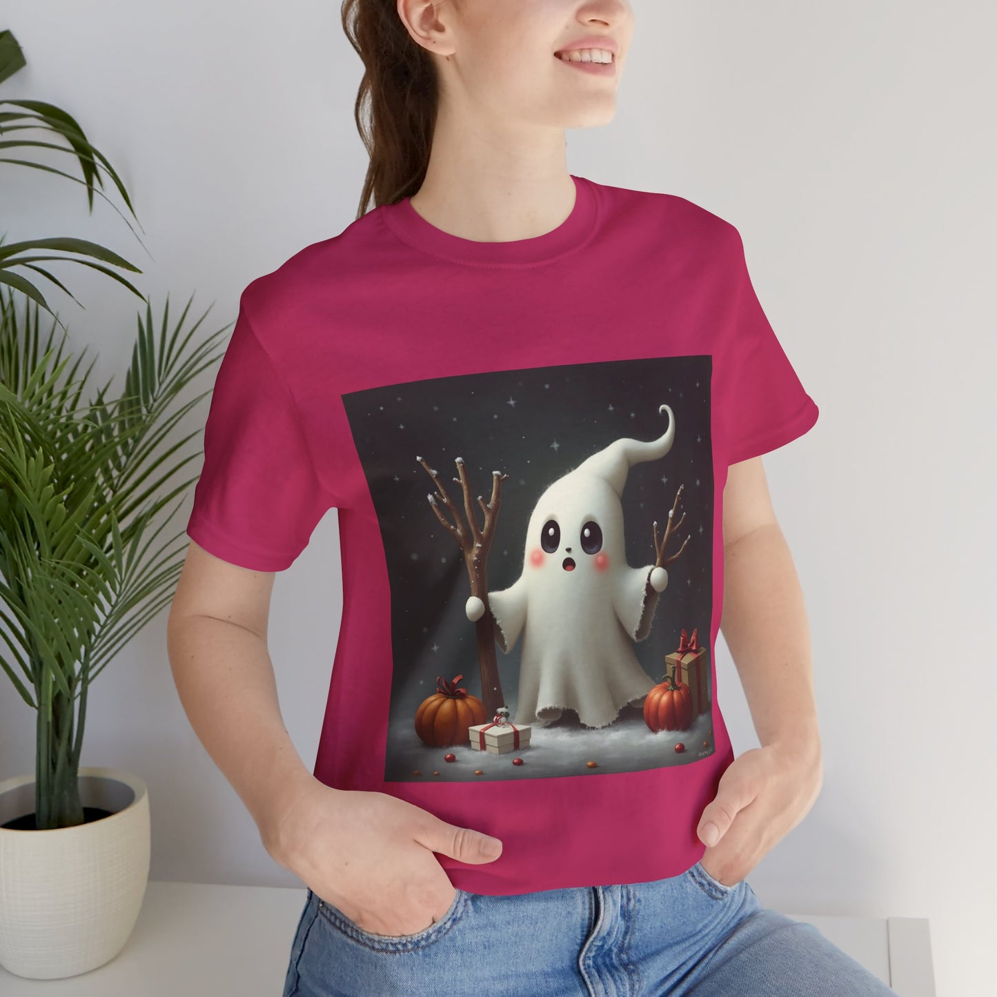 Holiday Decor Ghost Unisex Jersey Tee