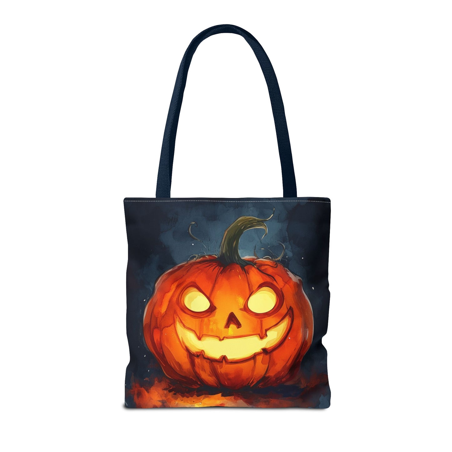 Cute Creepy Jack o Lantern Tote Bag (AOP)