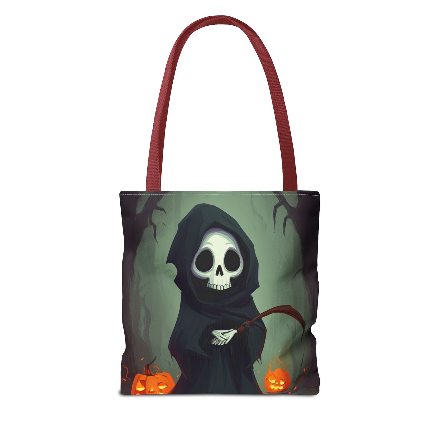 Spooky Forest Grim Reaper Tote Bag (AOP)