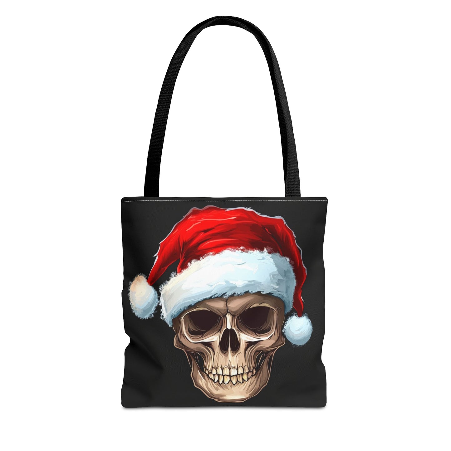 Santa Hat Skull Tote Bag (AOP)