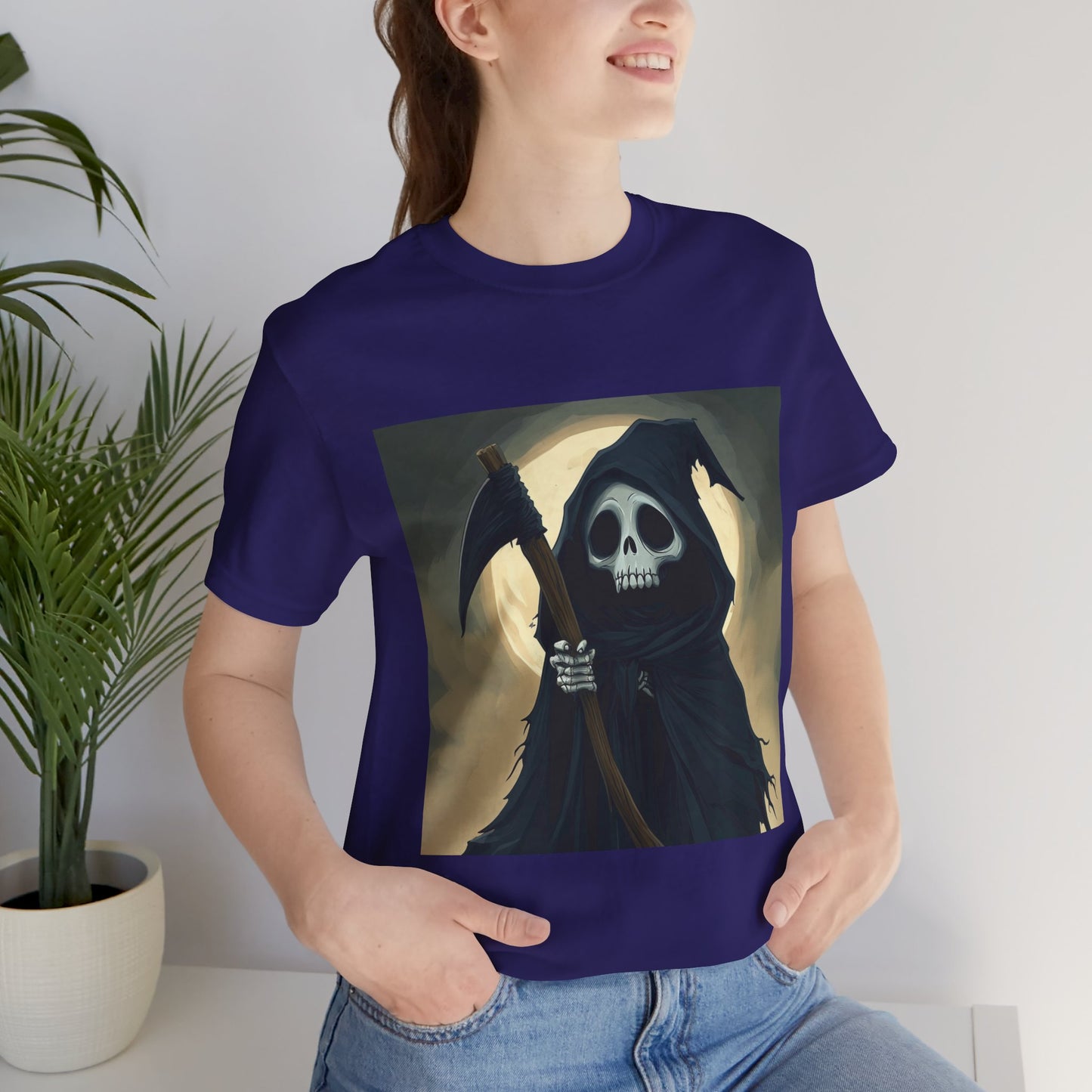 Mr. Grim the Reaper Unisex Jersey Short Sleeve Tee