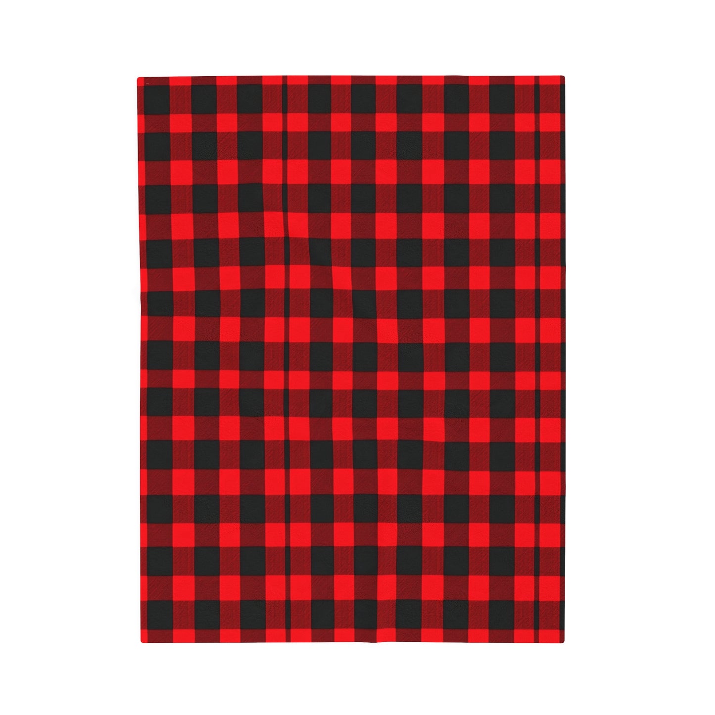 Classic Plaid Velveteen Plush Blanket