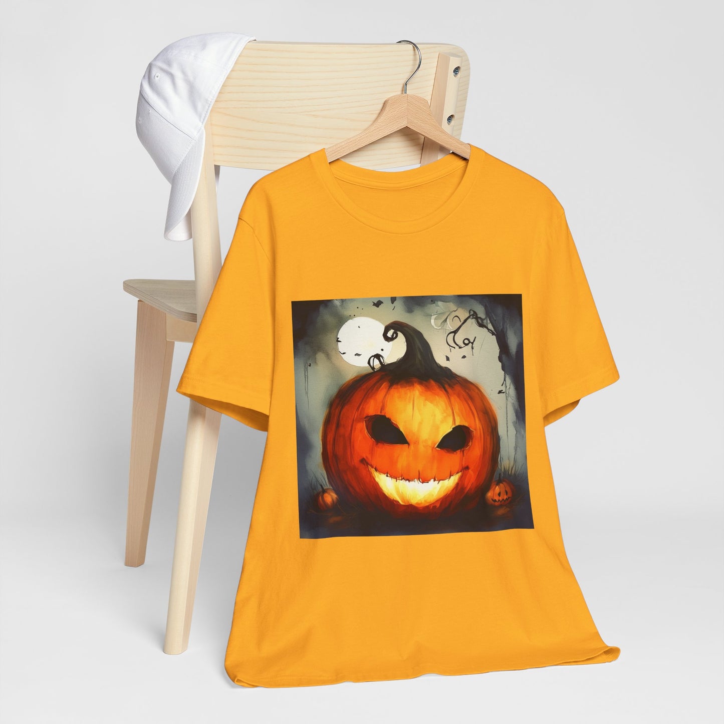 Spooky Jack o Lantern Unisex Jersey Short Sleeve Tee