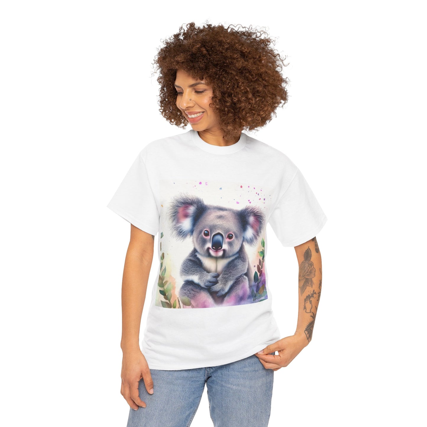 Adorable Baby Koala Unisex Heavy Cotton Tee