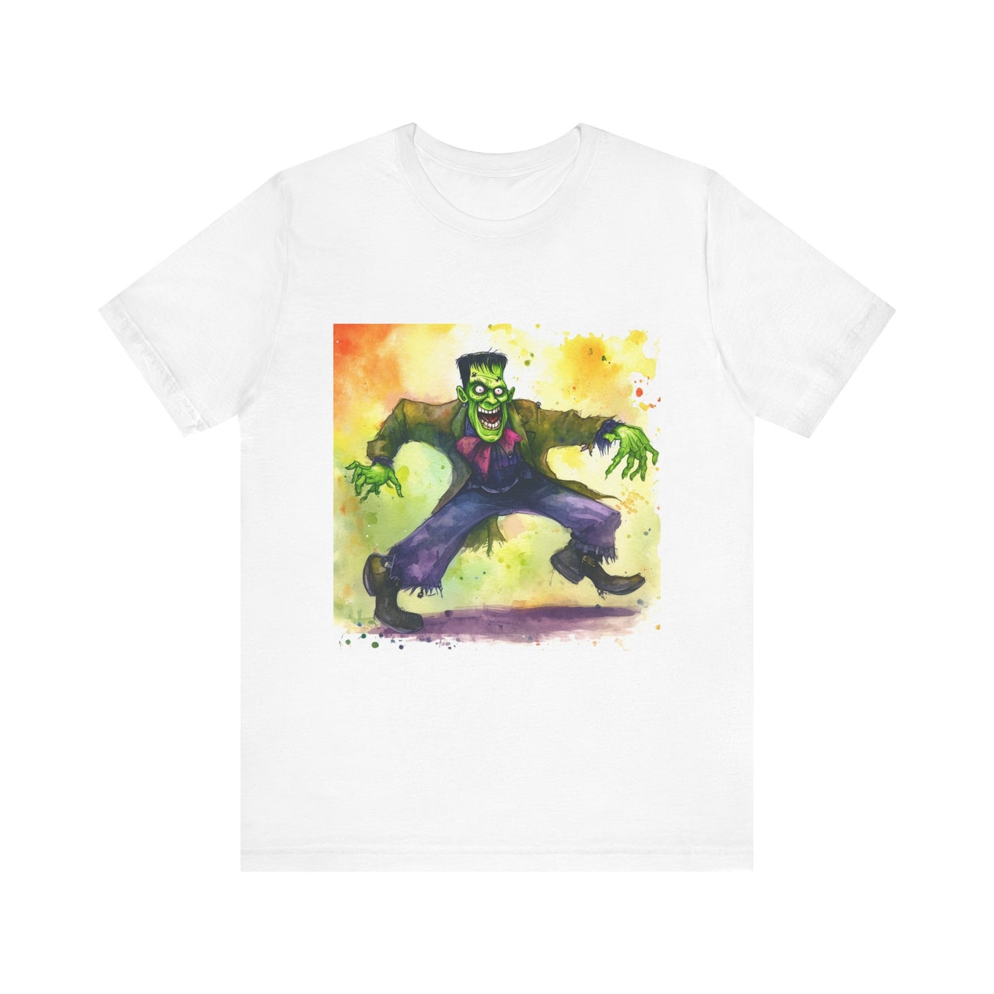 Quirky Frankenstein Unisex Jersey Short Sleeve Tee