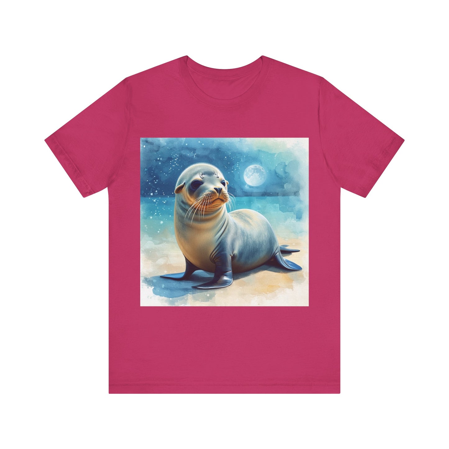 Cute Sea Lion Unisex Jersey Short Sleeve Tee