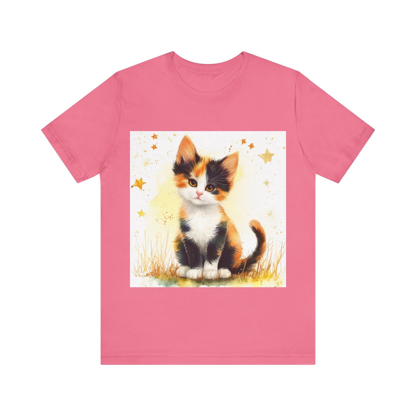 Cute Calico Kitten Unisex Jersey Short Sleeve Tee