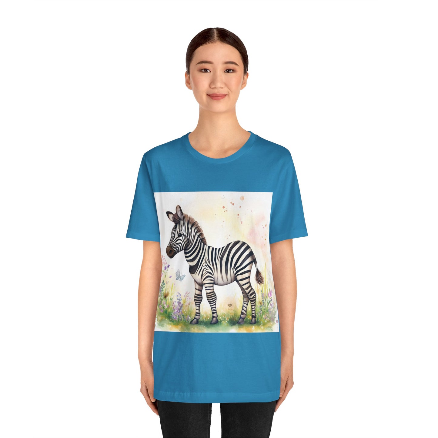 Baby Zebra Unisex Jersey Short Sleeve Tee