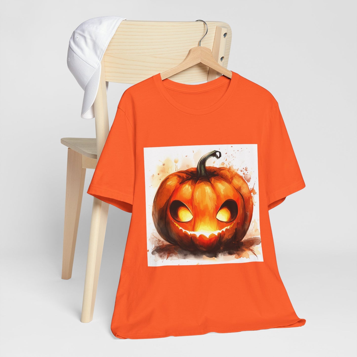 Cute Happy Jack o Lantern Unisex Jersey Short Sleeve Tee