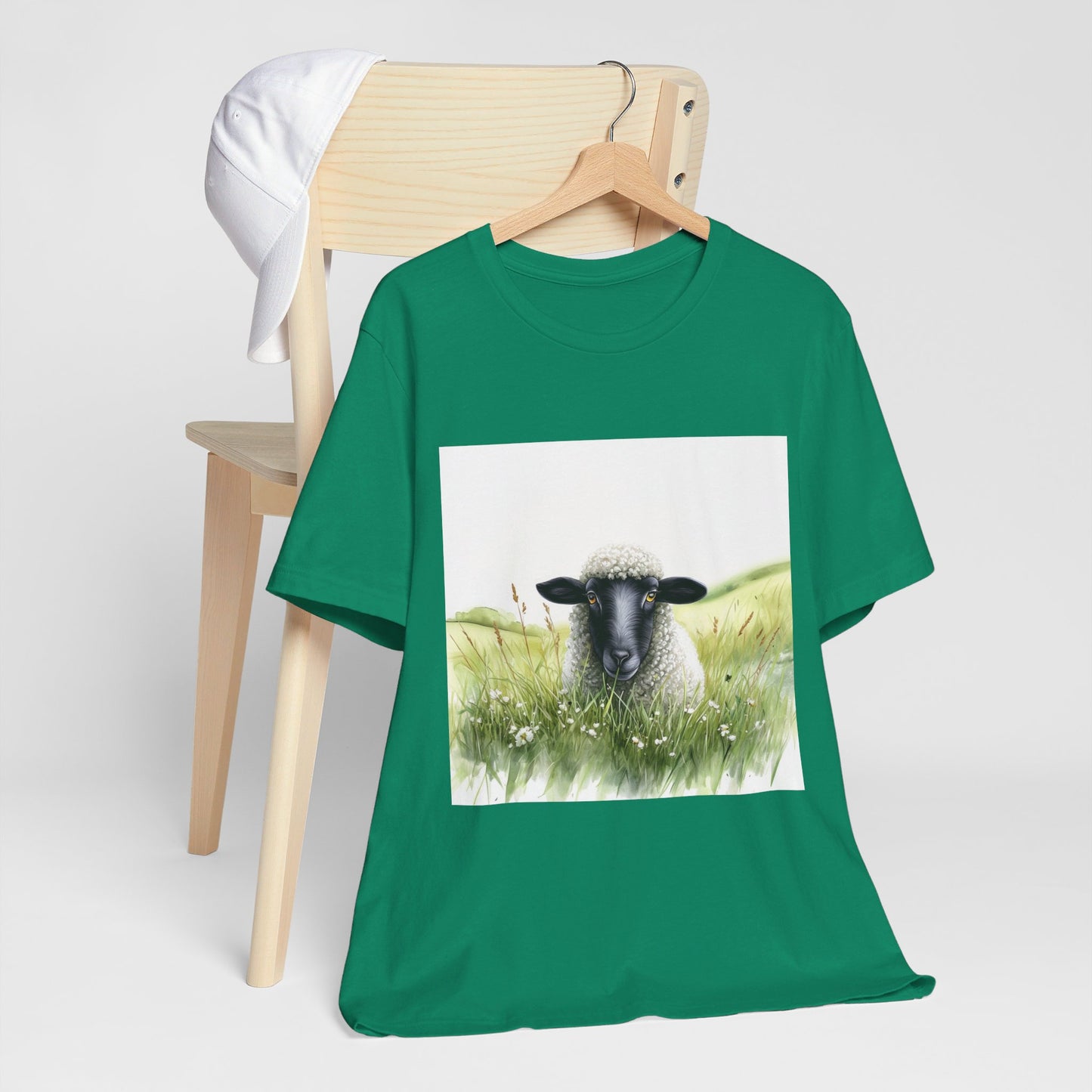 Cute Sheep Unisex Jersey Short Sleeve Tee