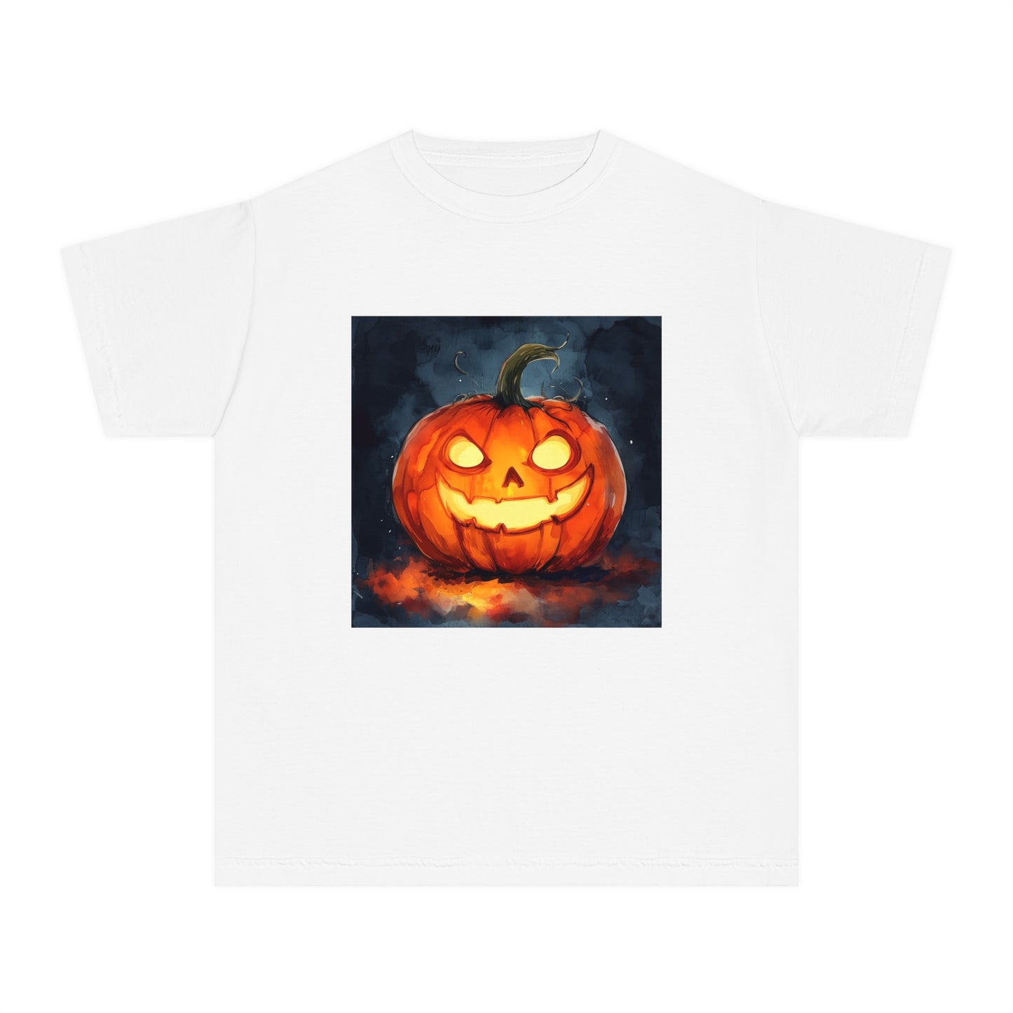 Cute Creepy Jack o' Lantern Youth Midweight Tee