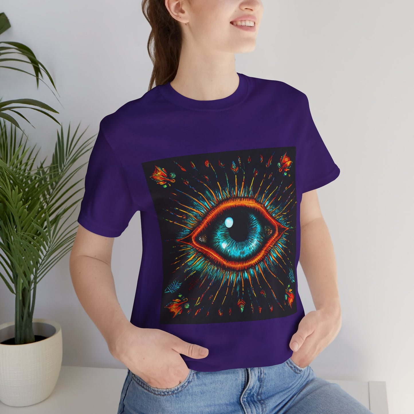 Mesmerizing Eye Unisex Jersey Short Sleeve Tee