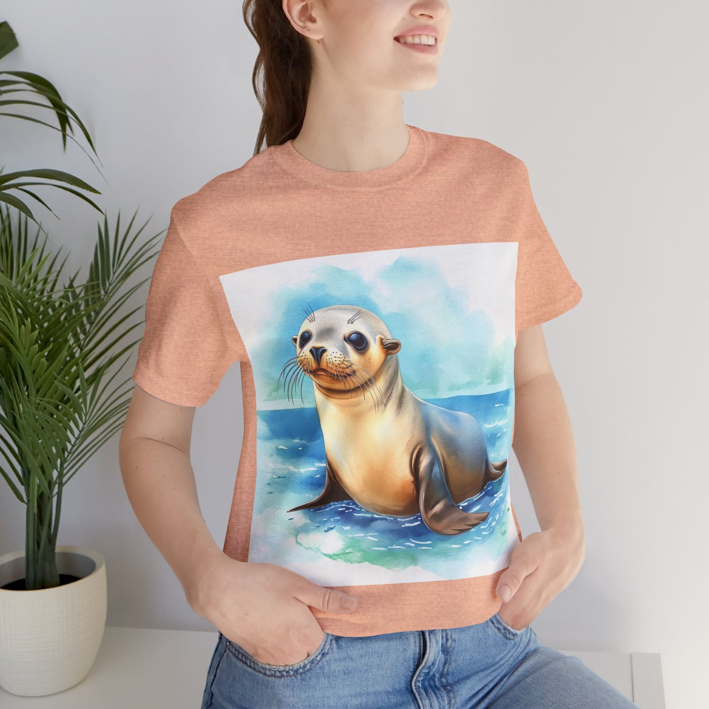 Baby Sea Lion Unisex Jersey Short Sleeve Tee