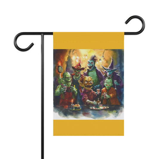 Funny Monsters Garden & House Banner