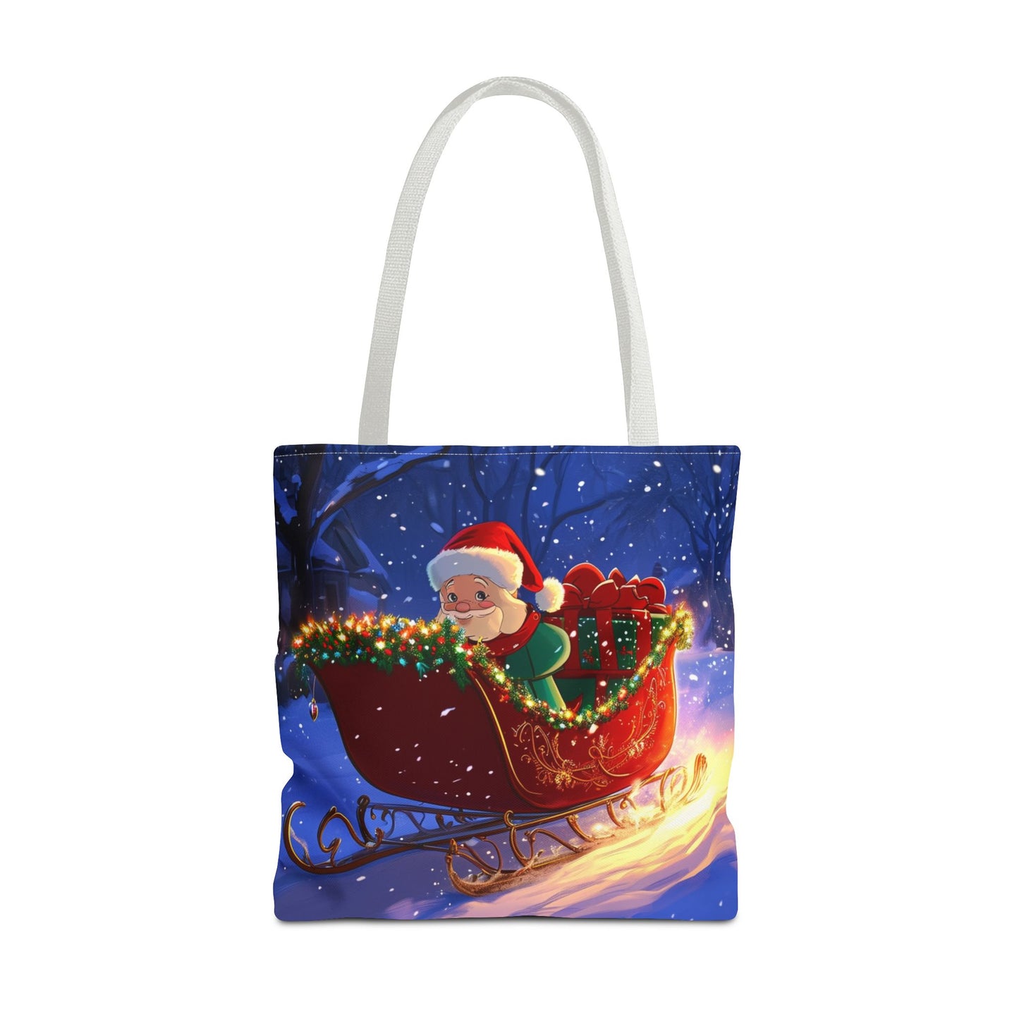 Cute Cartoon Santa Tote Bag (AOP)